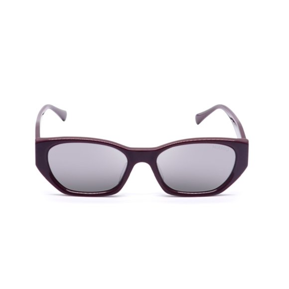Katz Women's Cat-Eye Sunglasses De Noblag Red Wine Acetate Nylon Lenses - Picture 1 of 4